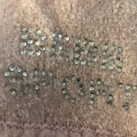 ISO...help me!! Bebe Sport pink cashmere sweater - Picture 2 of 2